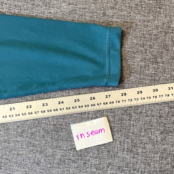 Lululemon Align Super-High Rise Pants - Women's Size 8 - Green Blue Teal - Picture 7 of 8